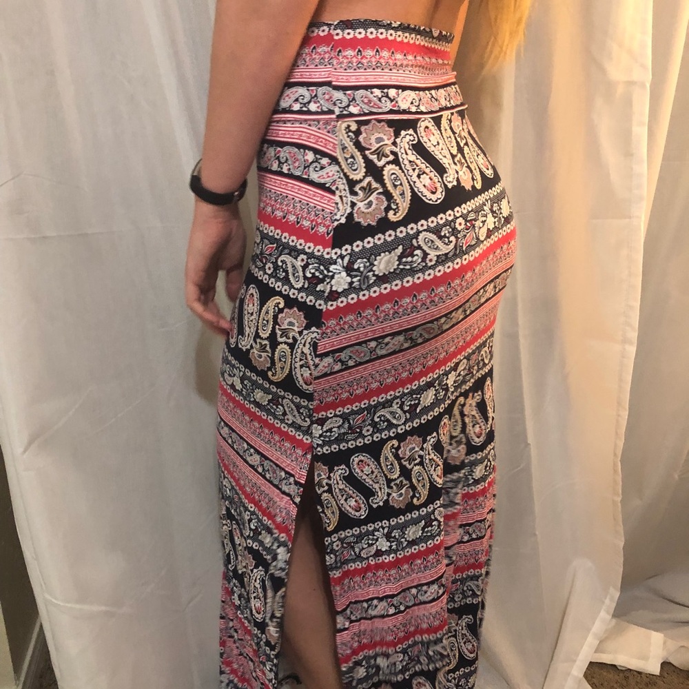 Beautiful Tribal Pattern Maxi Skirt